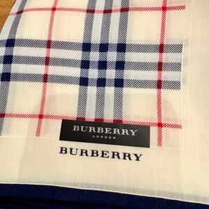 Burberry kerchief scarf or pocket square